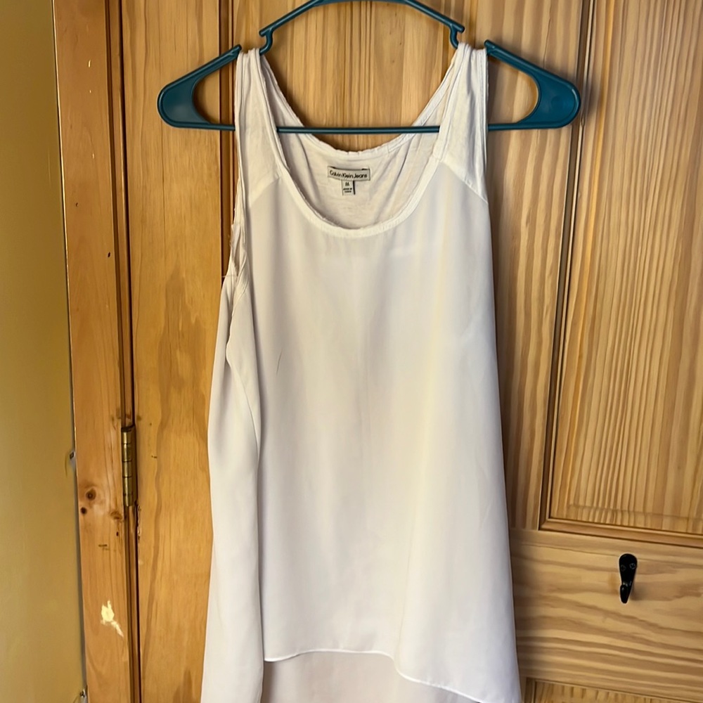 white tank blouse!